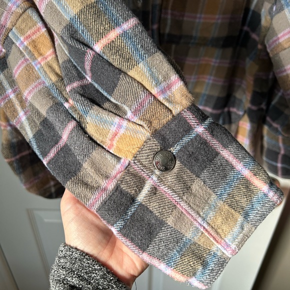 ZARA Shirt/ Shacket Plaid Flannel - Picture 3 of 10